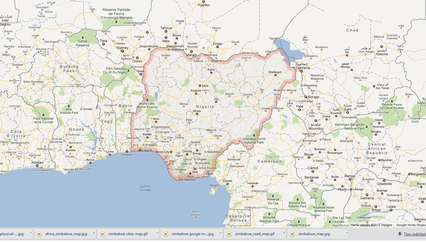 carte du nigeria